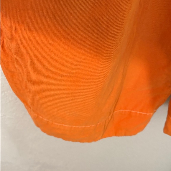 Urban Outfitters Orange Corduroy Overalls Jumpsuit Wide Leg S - Picture 5 of 10